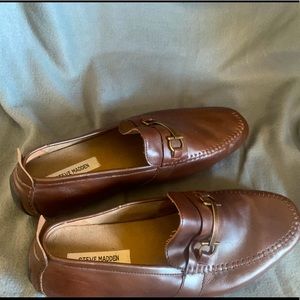 Steve Madden Brown Buckle Loafer 13
